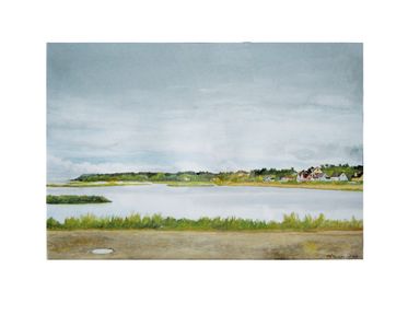 (#)Bønnerup Strand, udsigt fra ø. mole